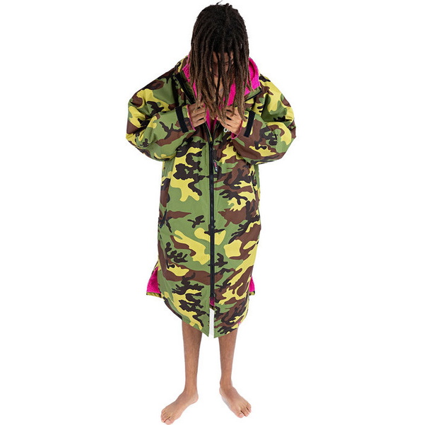 Dryrobe Advance Manche Longue Change Robe V3 DR104V3 - Camouflage / Pink